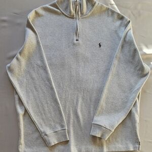 Polo by Ralph Lauren Beige Zip-Up Sweater